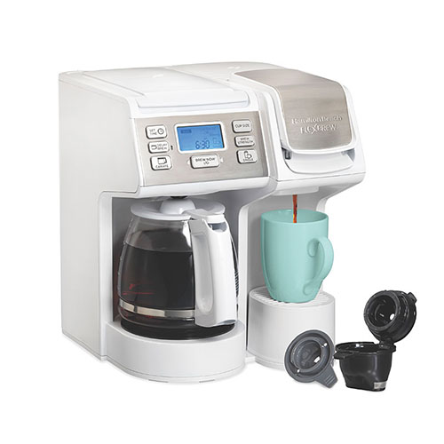 FlexBrew® Trio Coffee Maker, White Stainless